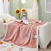 Thickened Milk Velvet Blanket Keep Warm Shawl Blankets for Beds Portable Sofa Office Nap Throw Blanket Bedroom Decor Bed Cover