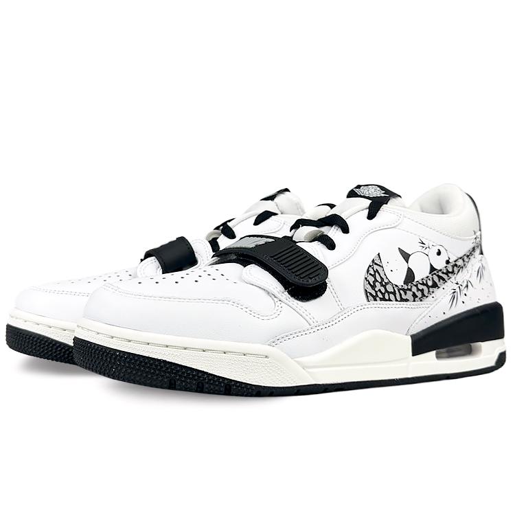 Jordan Legacy 312 Амортизация Устойчивая к истиранию амортизация, Износостойкая Средняя высота Винтажные Баскетбольные кроссовки Мужские CD7069-110(Team40-SBOX)