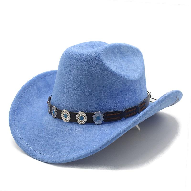 Fashion Casual High Top Big Eaves Suede Jazz Hat Outdoor Shopping Styling Felt Top Hat