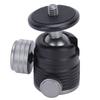 Hot Shoe Mount Adapter 360 Degree Swivel Mini Ball Head 14inch Tripod Screw Head for DSLR Camera