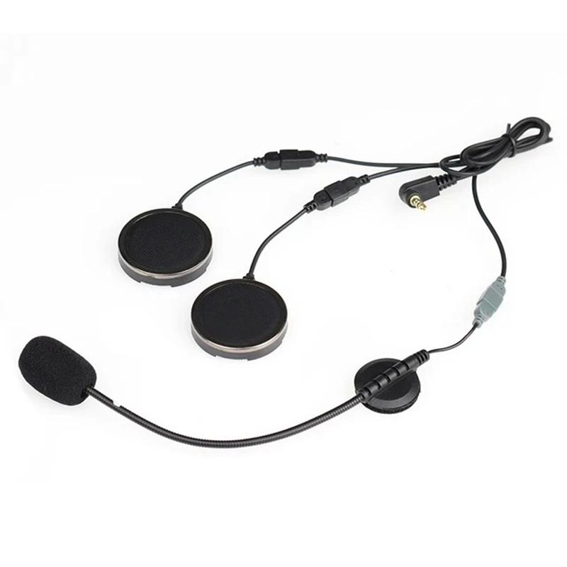 EJEAS Q7 Motorcycle Helmet Headset 2 in1 Earphone Mono Headphone with Foam Speaker Microphone Earphone
