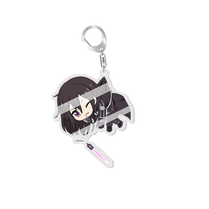 Акриловый брелок Sword Art Online: Асуна, Синон, Кирито Аниме Шарм
