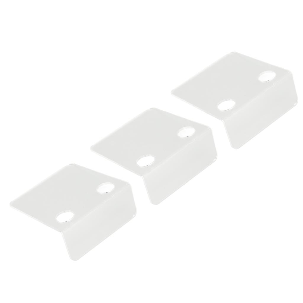 3 шт. Маленькие камеры видеонаблюдения Настенная полка с 6 кабельными зажимами 10 шт. Ленты Акрил Водонепроницаемый Сверло