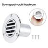 Compact Boat Drainage Anti Corrosion Stainless Steel Rust Resistant Floor Deck Drain Boat Accessories