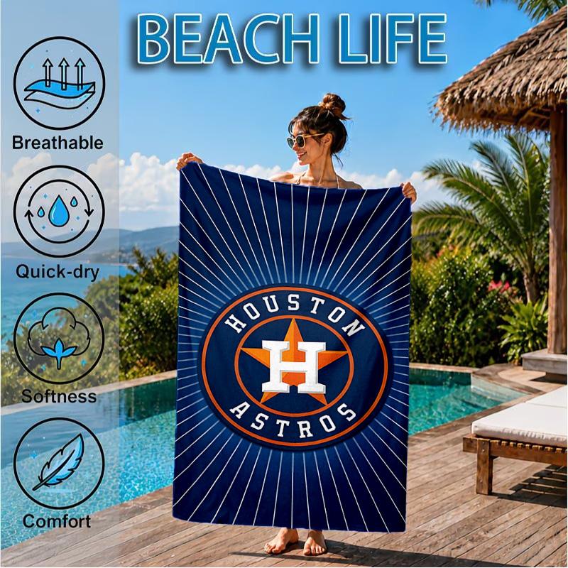 Houston basketball Graffiti Art Beach Towel, Microfiber Beach Towel, Perfect For Pool, Beach, Travel, Home Decor Beach Party Fan gifts
