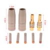 9Pcs 0.8/1.0/1.2Mm Mig Torch Gas Nozzle Tip Holder Protection Parts 15Ak Welding Torch  Coating Protection Nozzle