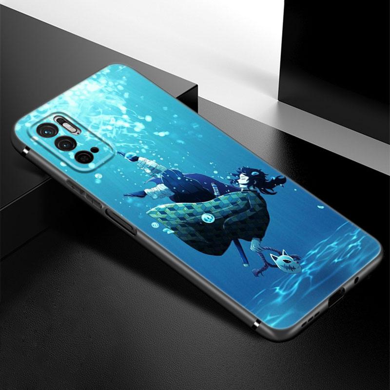 Чехол для телефона с изображением аниме «Убийца демонов» для Xiaomi Redmi Note 7 8 9 10 Lite 11 11E 11T 12 Pro 11S 4G 10T 5G 8T 9S 10S, мягкий черный чехол из ТПУ