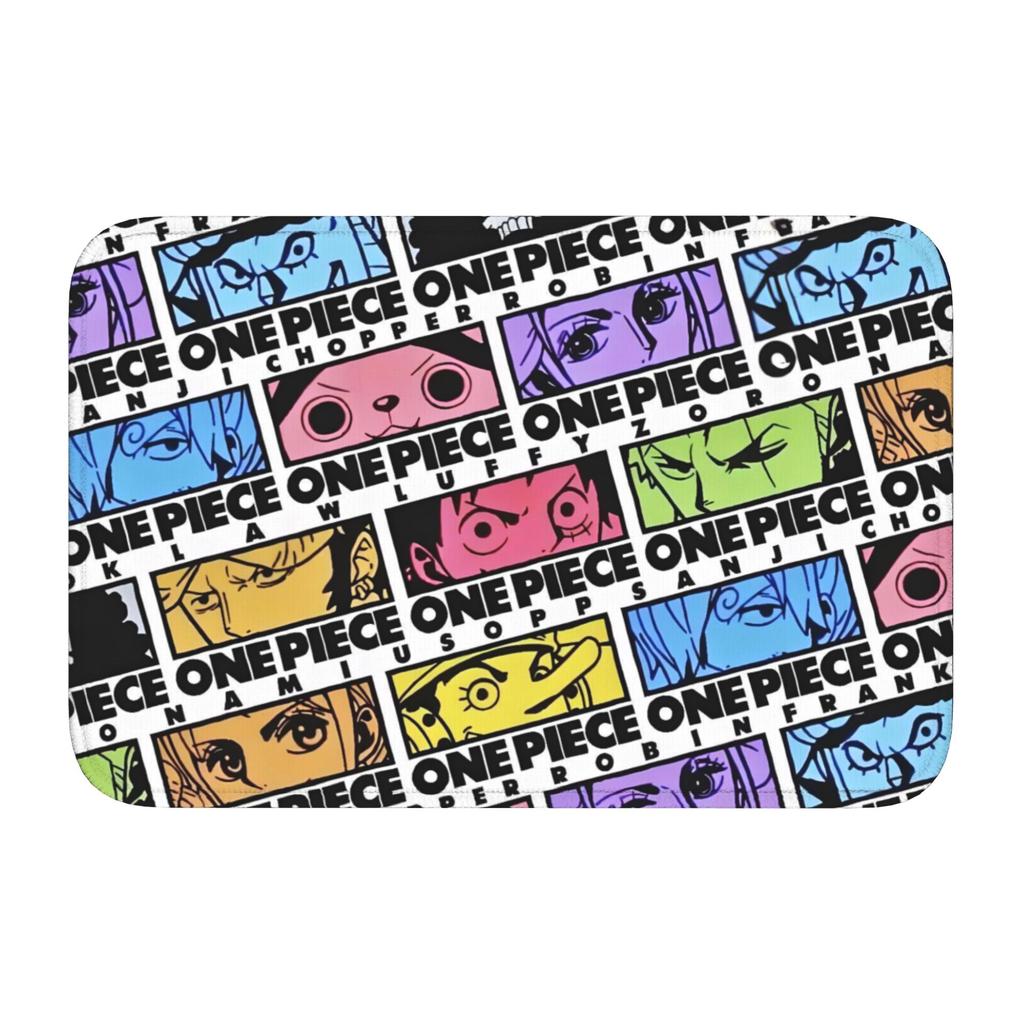 Anime One P-Pieces Front Door Floor Entrance Welcome Mat Outdoor Kitchen Bath Doormat Bedroom Living Room Carpet Rug Footpad