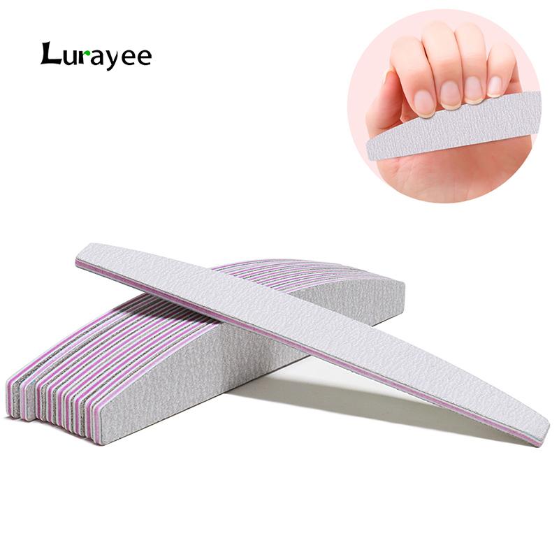 50pcs Nail Files 100/180 Grit Nail Files Double Side Sandpaper Nail Sanding Grinding Gel Nail Polish Nail Supplies Manicure Tool