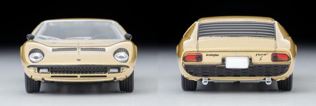 Tomica Limited Vintage LV Lamborghini Miura S Gold Finished Product 1/64