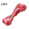 Puppy Teething Toy Realistic Bone Dog Rubber Flesh Chew Teeth Cleaning for Aggressive Chewers Bite Resistant