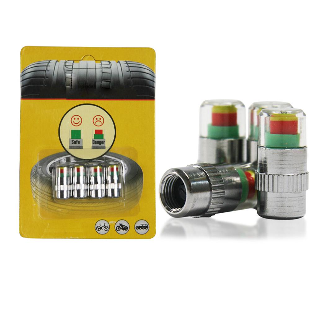 4 шт./лот, монитор давления в шинах, крышка манометра, индикатор, набор инструментов для мониторинга предупреждений