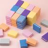 Colorful Mini Square Nail Art Sponge Polishing Blocks