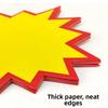 100Pcs Mini Starburst Labels Blank Star Paper Price Tag Price Tags Sale Signs  for Price Tagging
