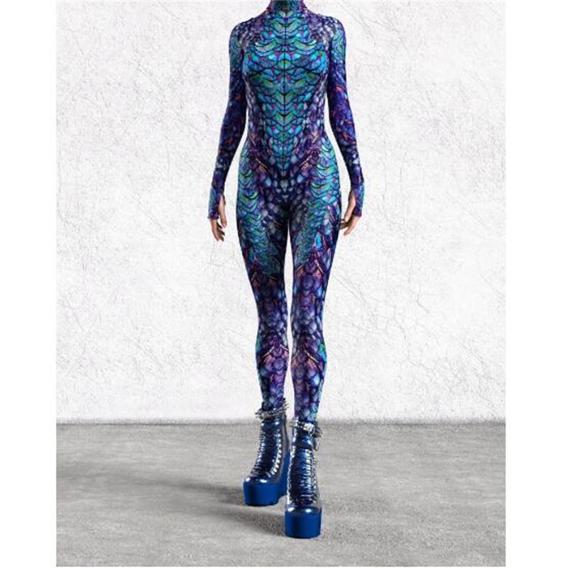 Костюм Zentai, наряд для фестиваля, комбинезон на молнии спереди, панк-рейв, комбинезон для косплея, костюм Morphsuit, одежда для вечеринки в стиле рейв 2024