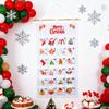 Fabric Christmas Advent Calendar Christmas Countdown Calendar Reusable Wall Hanging Ornaments with 24 Pockets Party Supplies