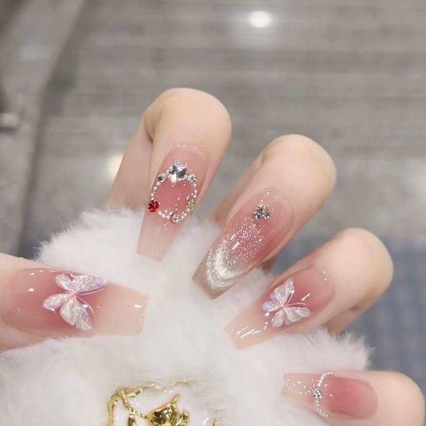 Чисто ручной работы продукт для наращивания волос для фототерапии, многоразовая наклейка для нейл-арта