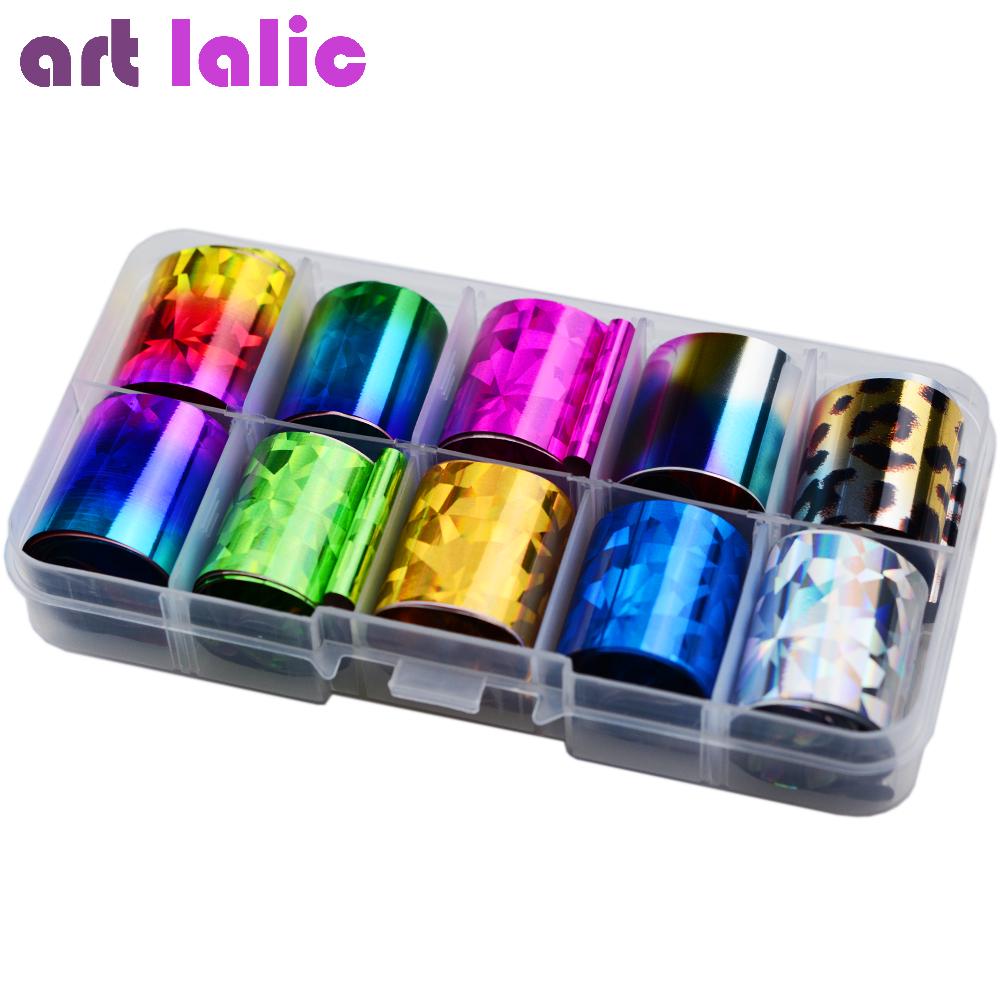 Наклейки для ногтей, 10 листов