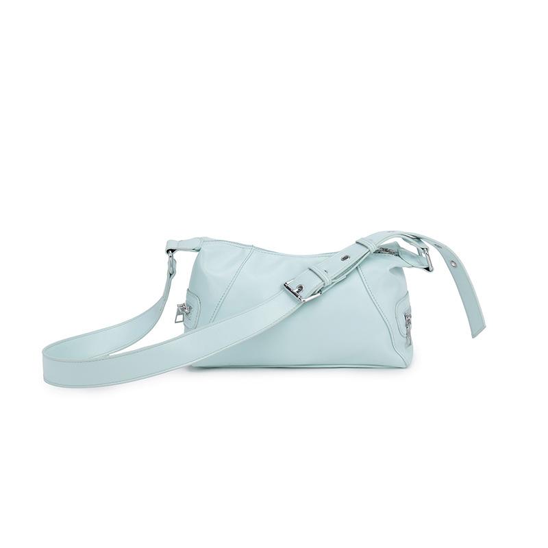 Нишевая дизайнерская сумка женская 2025 новая модная ретро сумка-багет из мягкой кожи большая вместимость для работы на плечо через плечо