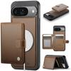 For Google Pixel 9 Pro/Google Pixel 9 Case JEEHOOD J09 RFID Blocking Card Holder Leather Back Phone Cover Magnetic Case