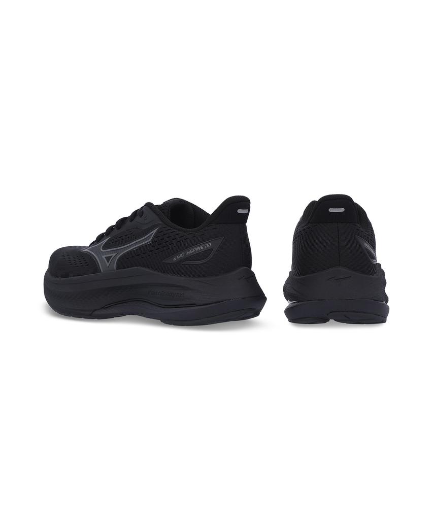 Mizuno (Женский) Wave Inspire 22 Super Wide - Черный:Черный песок:Черный / J1Gd264526