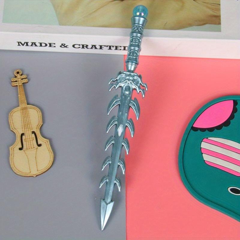 Школьный сезон 10 шт. 0,5 мм креативная гелевая ручка в стиле драконьего меча, ручка в виде аниме-оружия, приз, подарок, пишущий инструмент, ручка на водной основе