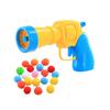 Cat Toy Gun Plush Ball Launcher for Indoor Cats Interactive Shooting Gun Quiet High Bounce Ball To Tease The Cat Pet Supplies