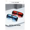 20 pilot-style sunglasses with a large frame, retro design