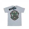 Girls Slytherin Crest Flat Cotton T-Shirt