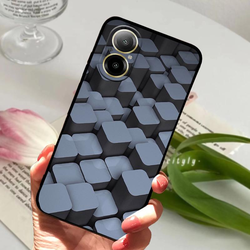 Для Realme C67 Чехол животное Силиконовые Мягкие ТПУ Задние Крышки Для Realme C 67 C67 4G Чехол Защитный Мультяшный Funda RealmeC67 Корпус