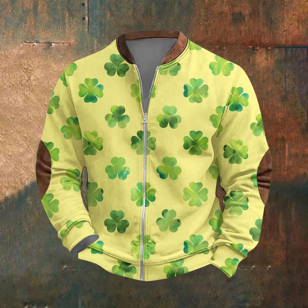 Мужская повседневная спортивная одежда в стиле ретро с открытой молнией, толстовка, куртка