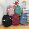 IELGY Korean Version of the Casual Large-capacity Backpack Female Simple Primary School Junior High School Student Bag