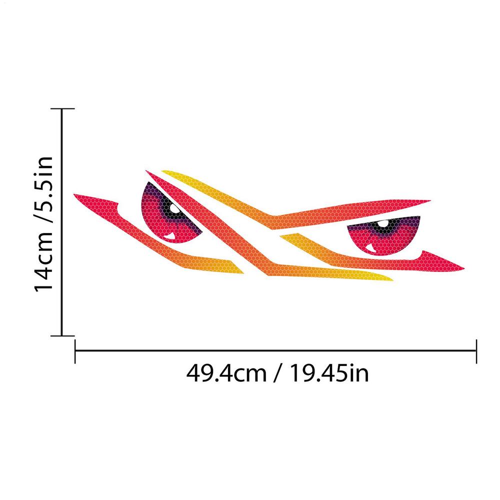 Reflective Stickers For Car Light-Transmitting Car Body Decoration Laptop Decor Decorative Window Clings Vehicle Decorations For