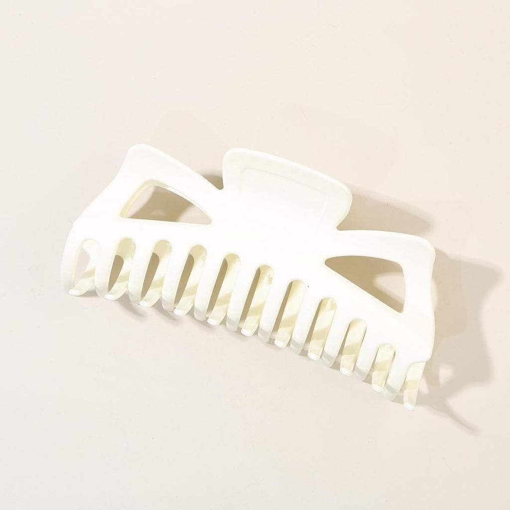 14CM Extra Large Plastic Shark Claw Hair Clip - Bright Surface Hair Bun Accessory