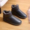 Модные женские ботинки большого размера Платформа Повседневные зимние ботинки Женские 2024 Новая мода Зимние ботинки с низким голенищем Теплые хлопковые туфли Женские короткие ботинки