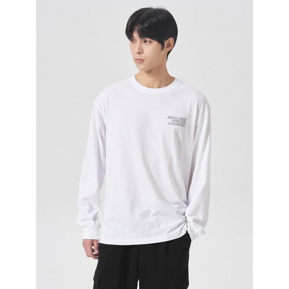 8SECONDS Brushed Graphic T-Shirt White
