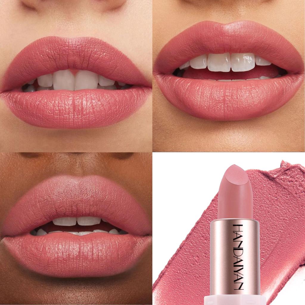 6 Цветов Смелая и Интенсивная Блестящая Металлическая Губная Помада Перламутровый Оттеночный Бальзам для Губ, Стойкий Макияж для Губ Senior с Матовым Покрытием, Подарки