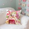 Cute KKanrojiMitsuri Case Plush Fabric Soft Pillowcase Double Sided Print Cushion Cover Household Gifts