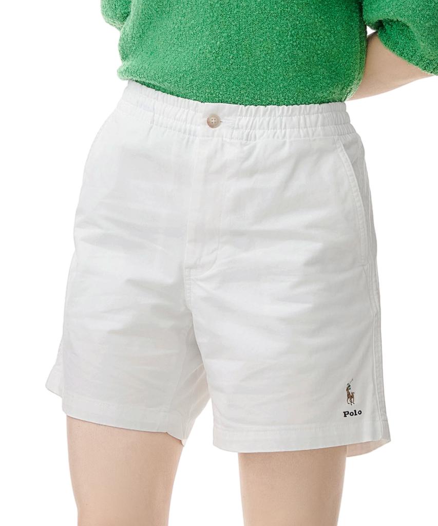 POLO RALPH LAUREN [Белая коллекция] Классический крой Шорты-поло Prepster - Белый