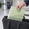 Офисный держатель документов 5 шт. Папка для файлов с боковым открытием, с вращающейся скользящей планкой, легкая, легко добавлять/удалять бумагу, прочный ПП, градиентный