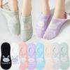 3 пары Каваи Мода Милые Кролик Невидимые Носки для Женщин - 8 Цветов Тонкие Хлопковые Носки-Невидимки Без Запаха Нескользящие для Повседневной Носки