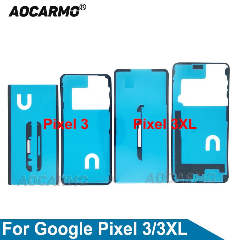 Aocarmo LCD Screen Adhesive Tape Back Cover Frame Sticker Glue For Google Pixel 3 3xl 3XL 3 XL