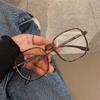 Anti Blue Light Myopia Glasses Large Irregular Glasses Women Polygon Spectacle Frame New Flat Lens Glasses