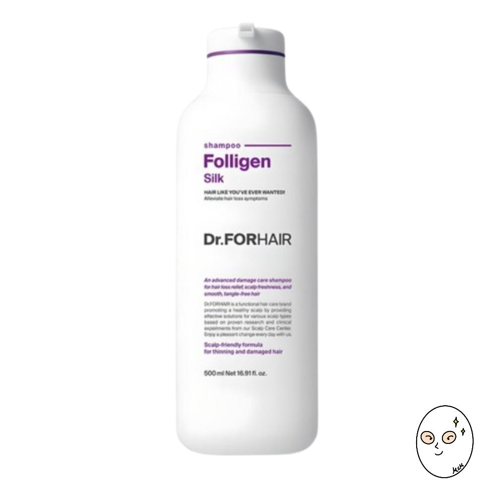 DR.FORHAIR Foligen Шелковый шампунь для выпадения волос и восстановления повреждений 500 мл