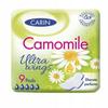 Ultracienkie podpaski ze skrzydełkami 9 sztuk Carin Ultra Wings Camomile