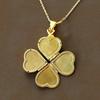Yousheng Personalized Love Heart Locket Necklace That Holds 4 Photos Four-leaf Clover Pendant Necklace for Women Mother Wife Daughter Best Friend