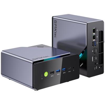Игровой мини-ПК GMKtec K12 с AMD Ryzen 7 H 255 от Radeon 780M 2280 x 3 Расширение Двойной HDMI USB ОС Ryzen 7 255 OCuLink, (Обновленный 8745HS),