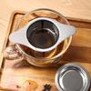 Multifunctional Tea Strainers Fine Tea Infuser with Lid and Double Handle