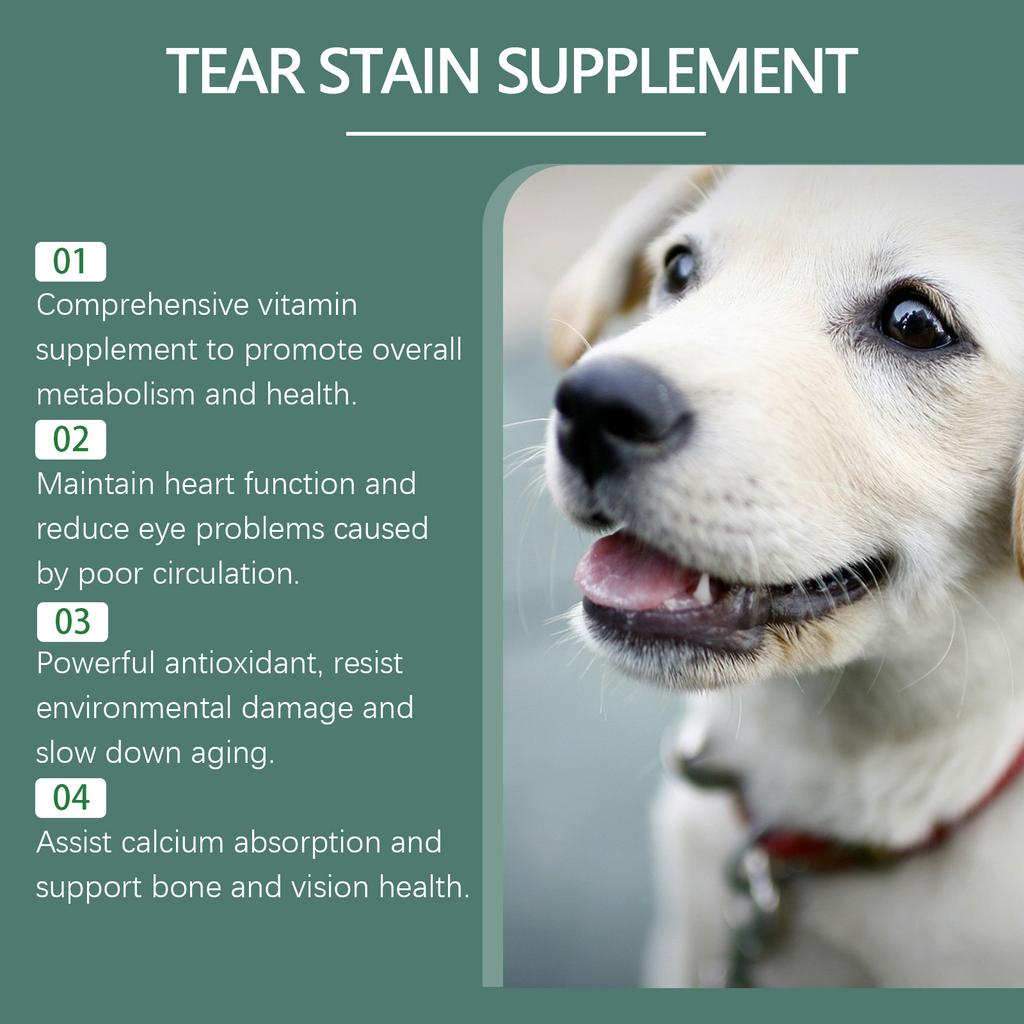Жевательные таблетки для питомцев с лютеином Pet Protect Eye Добавка для глаз питомца для здоровья и роста Жевательные таблетки Лютеин