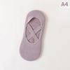 Women Breathable Towel Bottom Yoga Socks Silicone Non-Slip Bandage Pilates Sock Ladies Ballet Dance Fitness Workout Cotton Socks